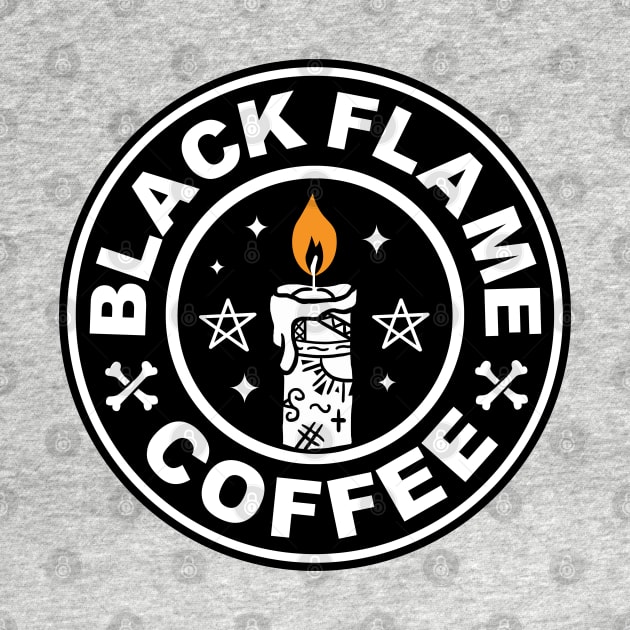 Black Flame Coffee by Vincent Trinidad Art